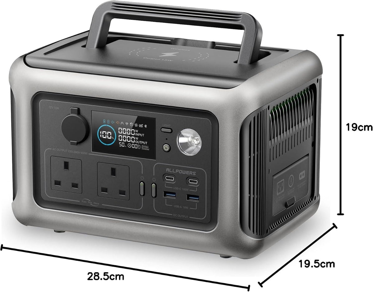 VOLIX P300 Portable Power Station, 256Wh/300W Lifepo4 Battery