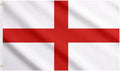 1X Large St George'S Cross Flag England Flag - 5FT X 3FT Double Stitched Premium Quality Polyester English Banner with Metal Eyelets for Sports & National Events