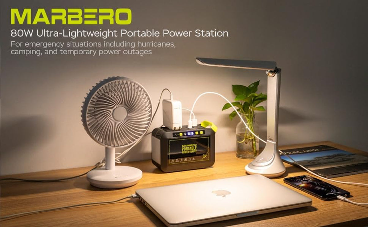 Portable Power Station 24,000Mah/ 88.8Wh, 120W Peak Solar Generator