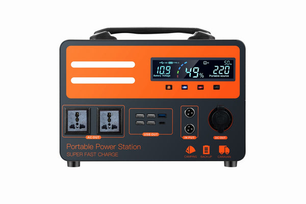 800W Portable Solar Power Station 230V AC DC USB Power Generator Supply 700Wh