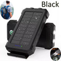 1O000Mah Solar Power Bank Waterproof 2USB LED Battery Charger for Cell Phone