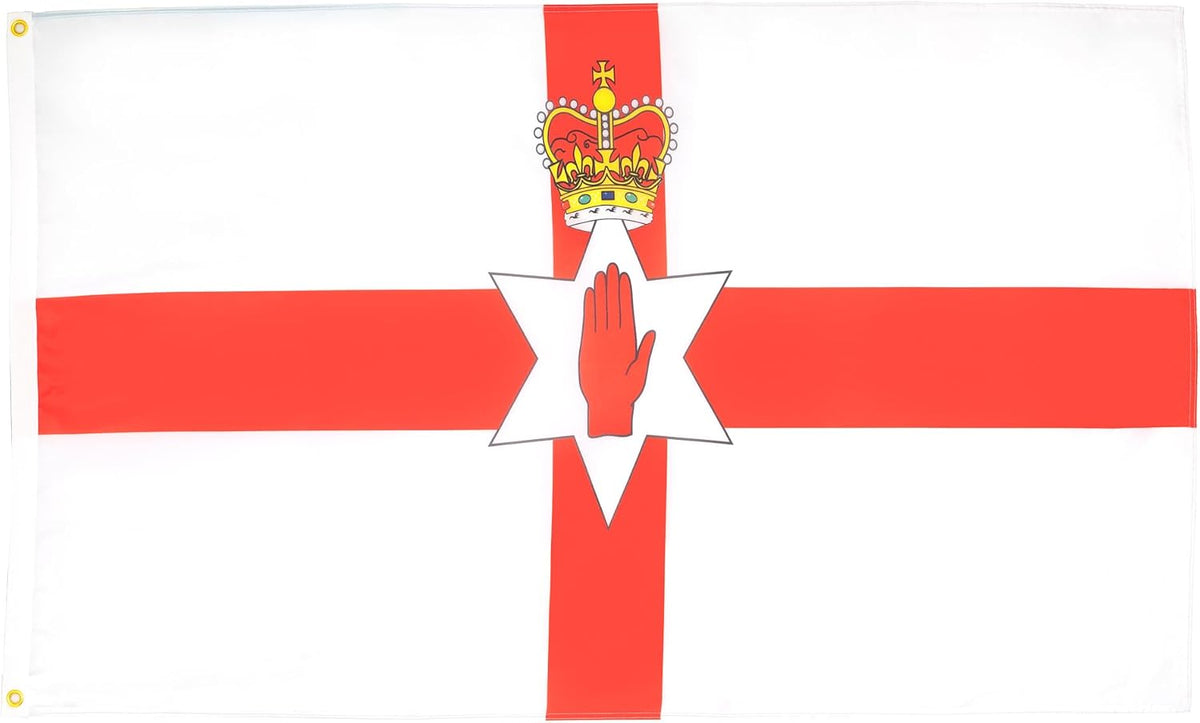 Northern Ireland Flag 150X90 Cm Light Polyester 2 Grommets