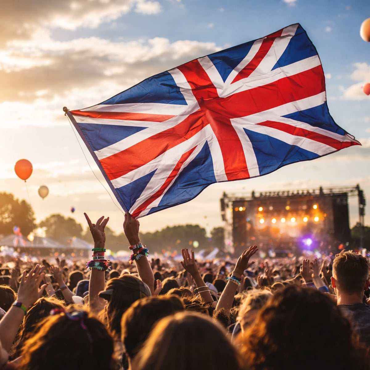 Union Jack Flag 5Ft X 3Ft (153Cm X 92Cm) British Flag, Durable Polyester UK Flag with Double-Stitched Seams, Brass Eyelets, Fade-Resistant Fly Breeze Outdoor and Indoor Flag