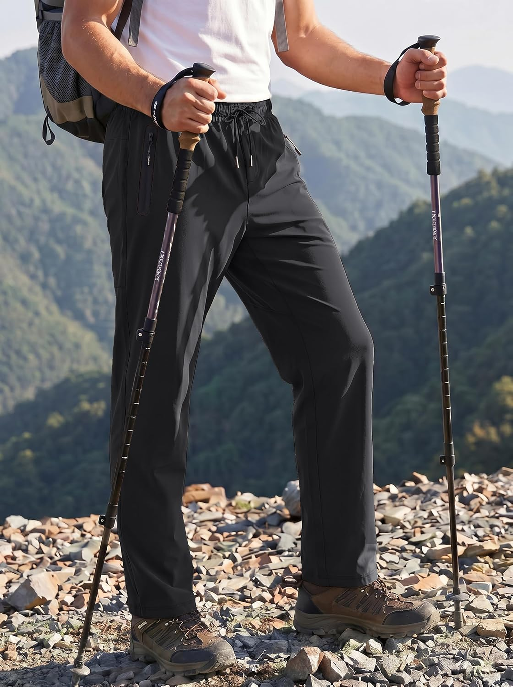 Lightweight Hiking Trousers – Black